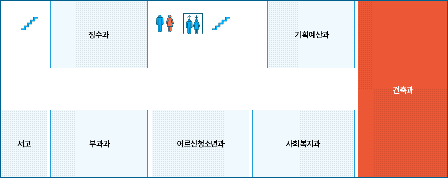 건축과 위치안내
