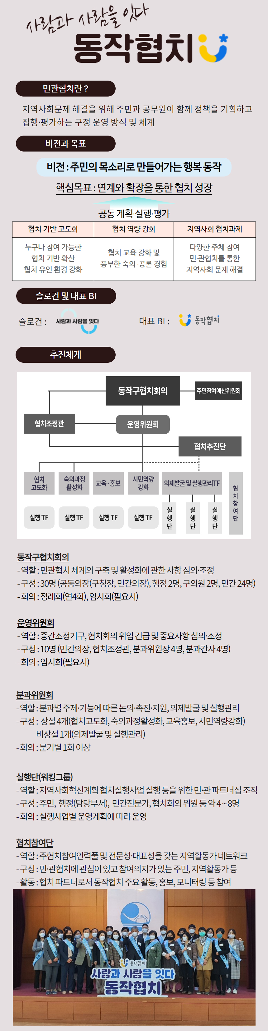 사람과 사람을 잇다 동작협치