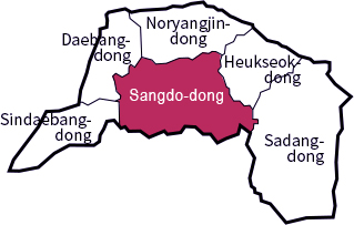 Sangdo-dong Map