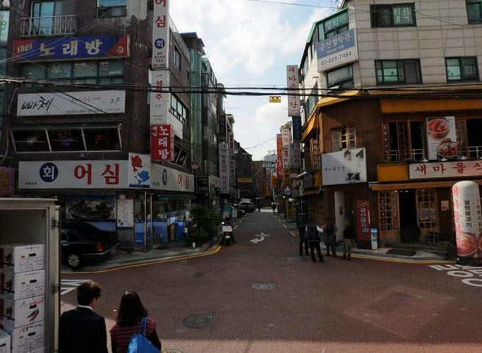 사당1동 먹자골목 상점가 내부전경 1