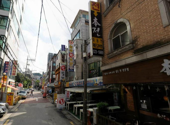 사당1동 먹자골목 상점가 내부전경 2